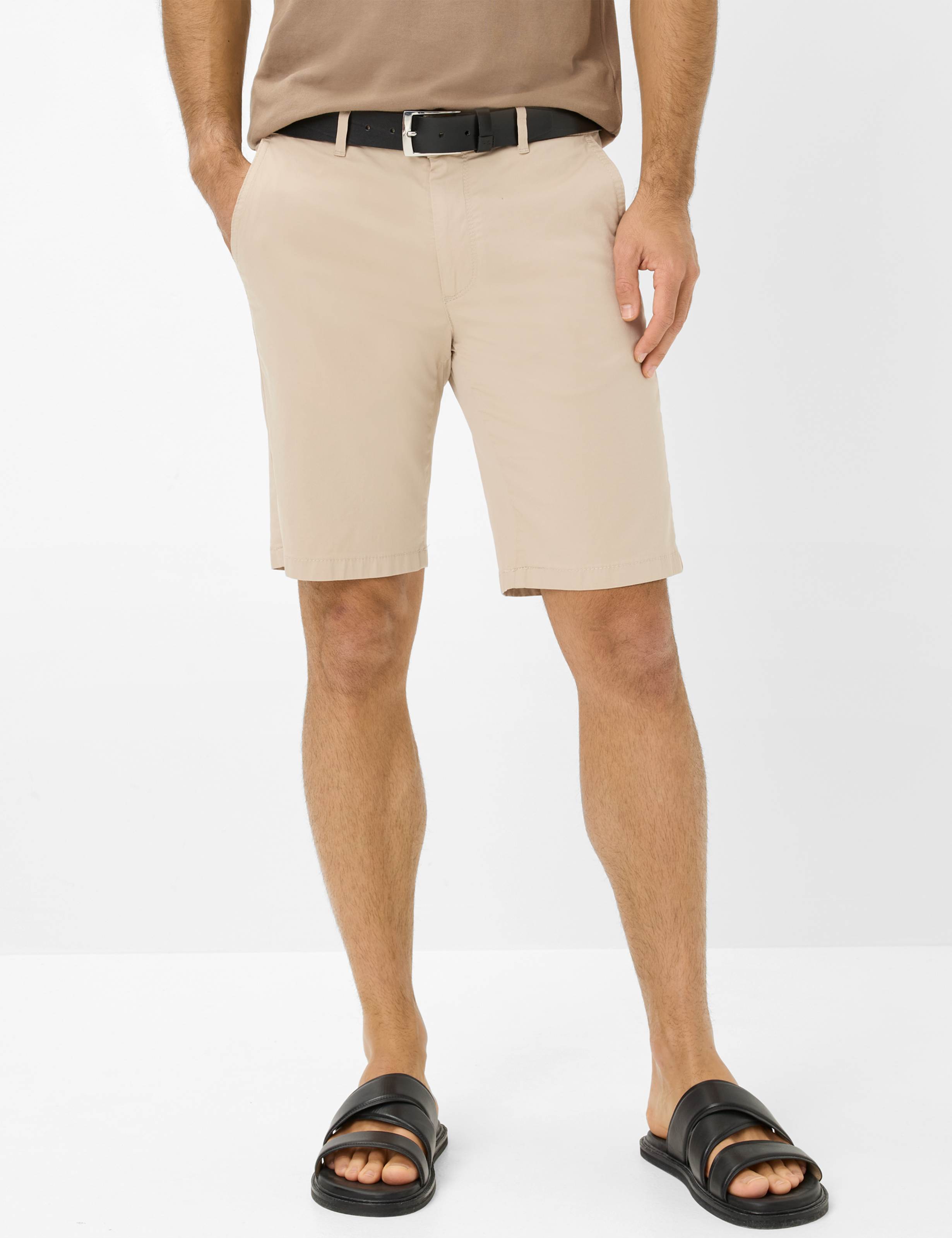BRAX Bozen Chino-Shorts - Linen Sandlight - 7864720 81-3128-56