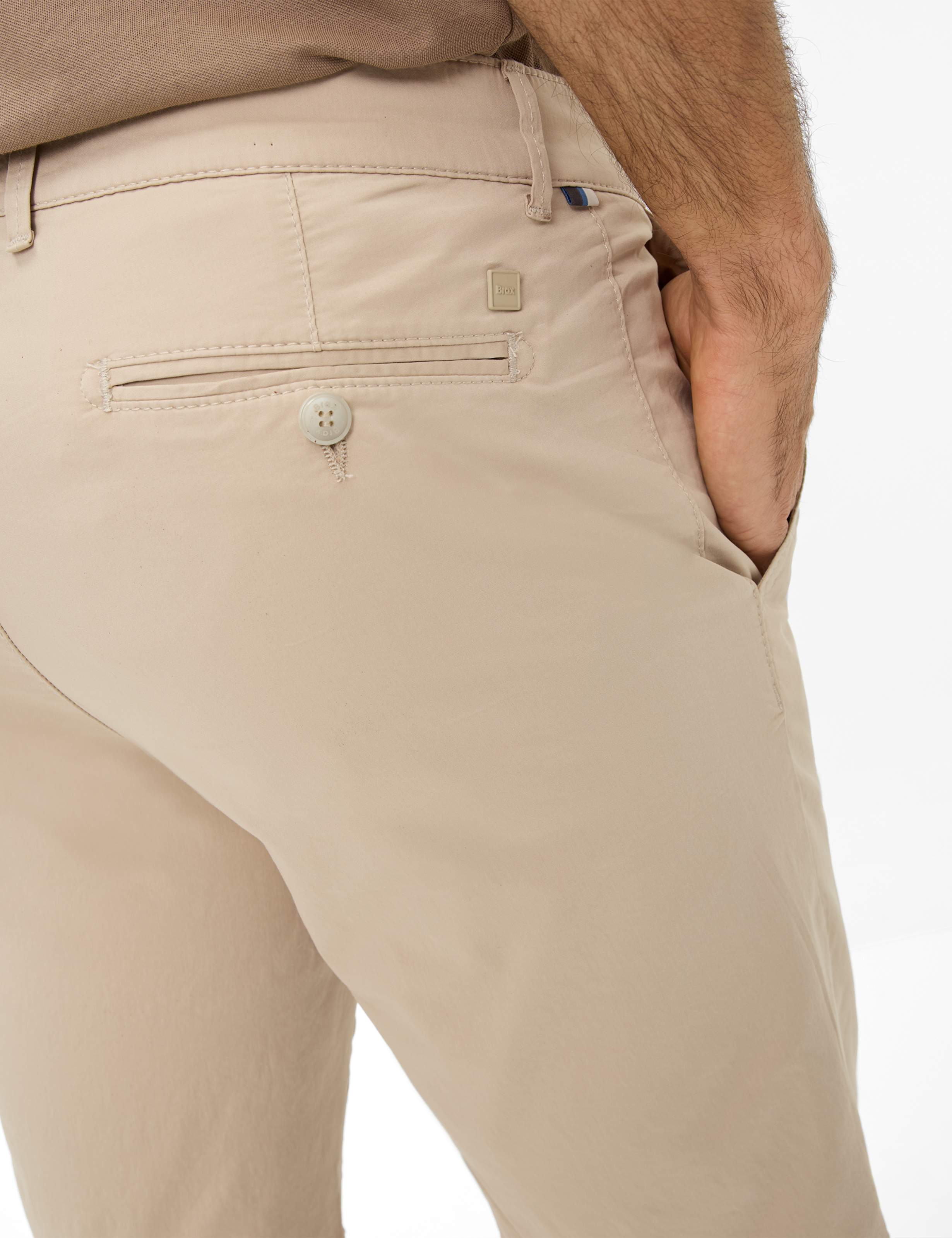 BRAX Bozen Chino-Shorts - Linen Sandlight - 7864720 81-3128-56 von BRAX