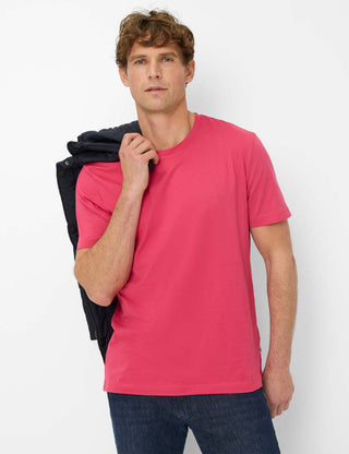 BRAX TED Kurzarm T-Shirt - Crimson Heat - 70816100 26-4538-86