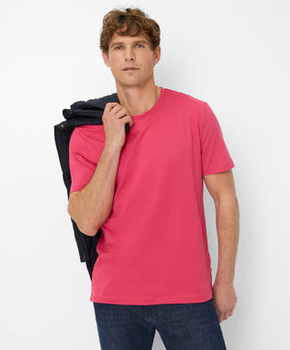 BRAX TED Kurzarm T-Shirt - Crimson Heat - 70816100 26-4538-86