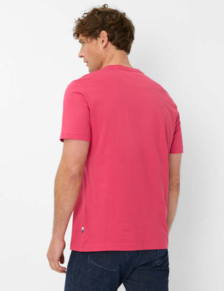 BRAX TED Kurzarm T-Shirt - Crimson Heat - 70816100 26-4538-86