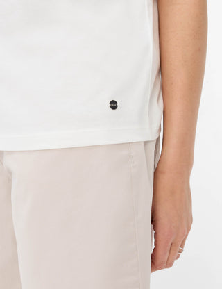 BRAX CAELEN Kurzarm T-Shirt - Blush Confetti White - 90641600 36-3518-98