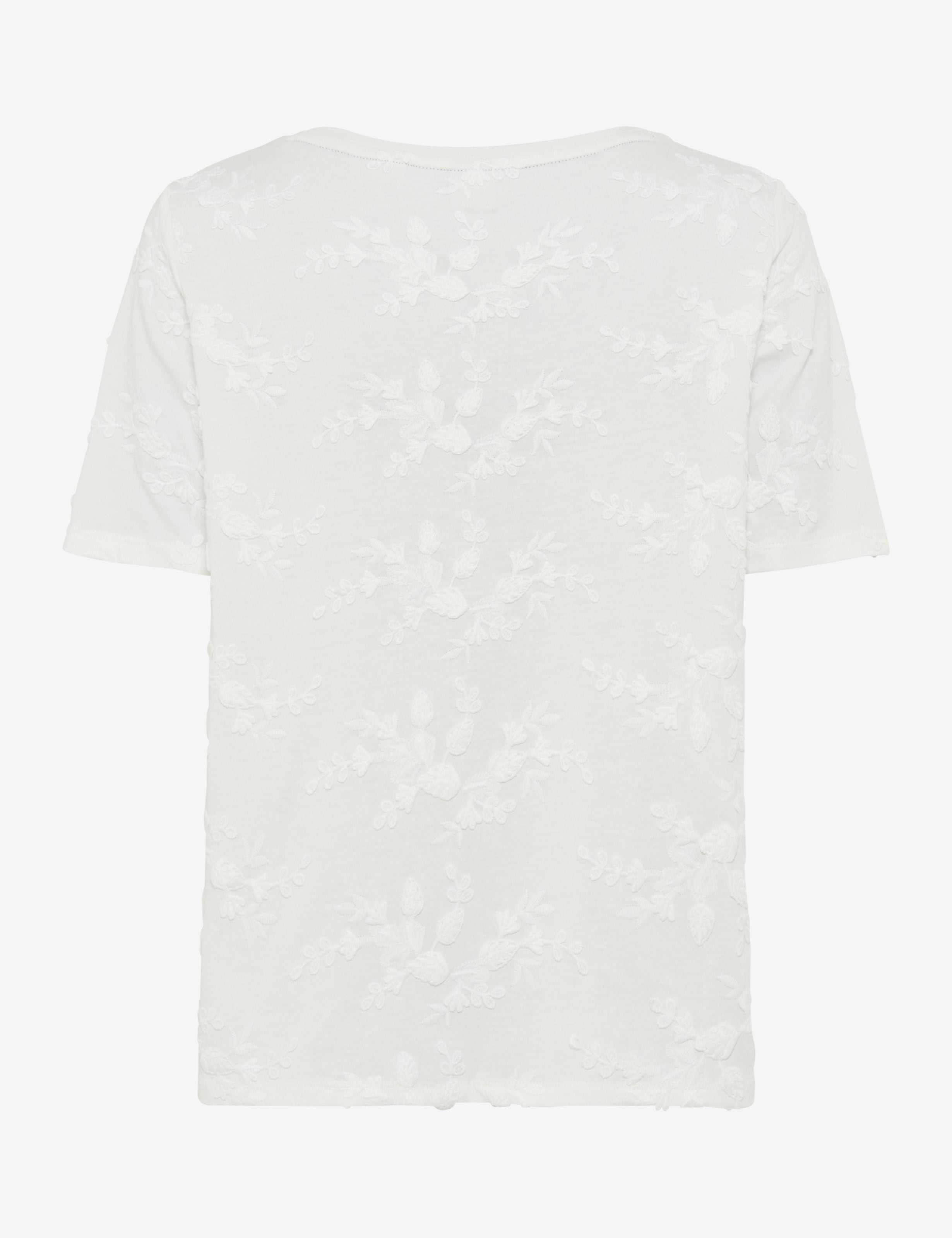 BRAX CIRA Kurzarm T-Shirt - Pearl Cloud White - 90644300 36-3558-98