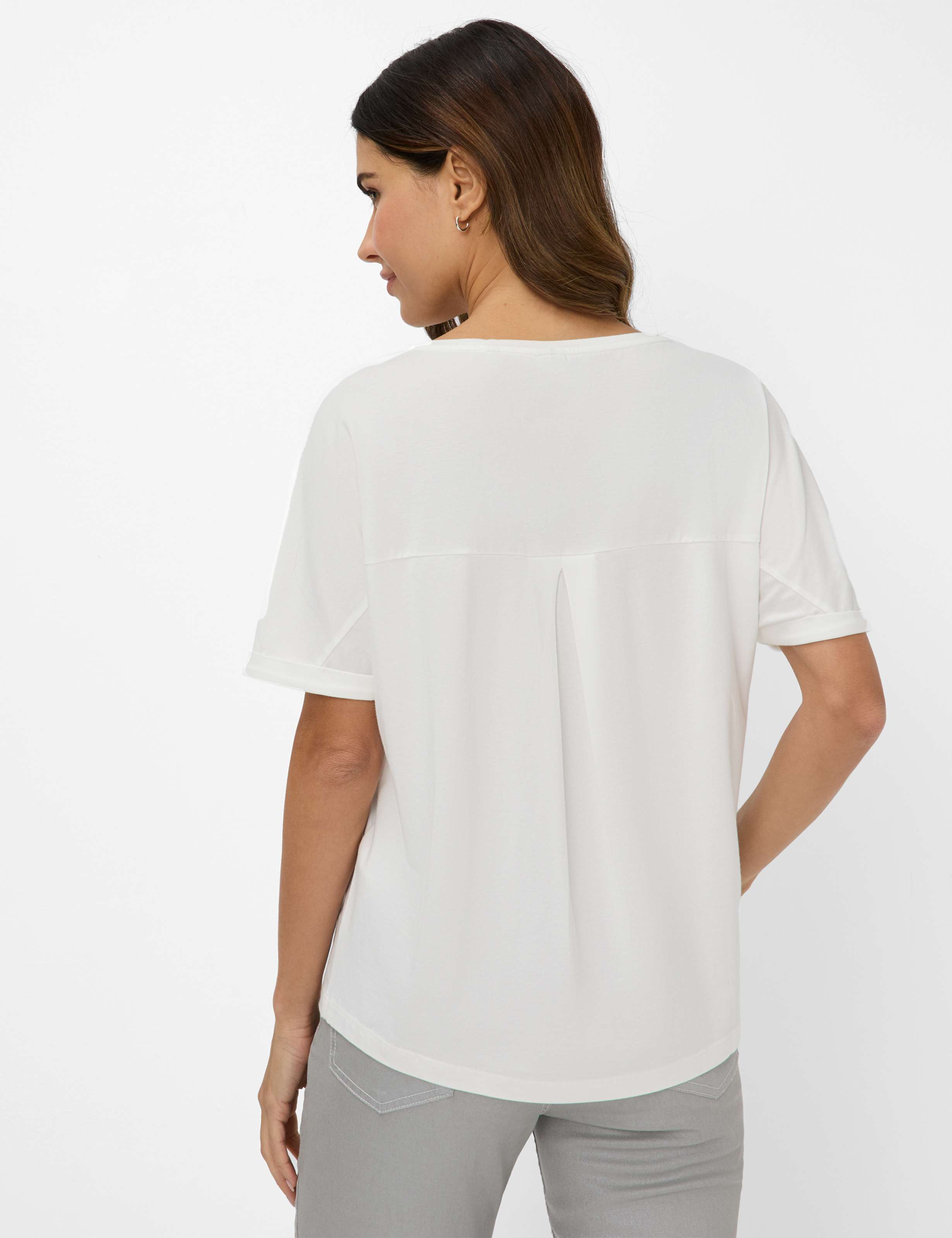 BRAX CAELEN Kurzarm T-Shirt offwhite 90637400 36-3608-98 von BRAX