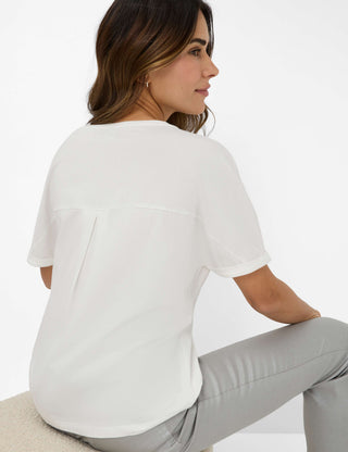 BRAX CAELEN Kurzarm T-Shirt offwhite 90637400 36-3608-98