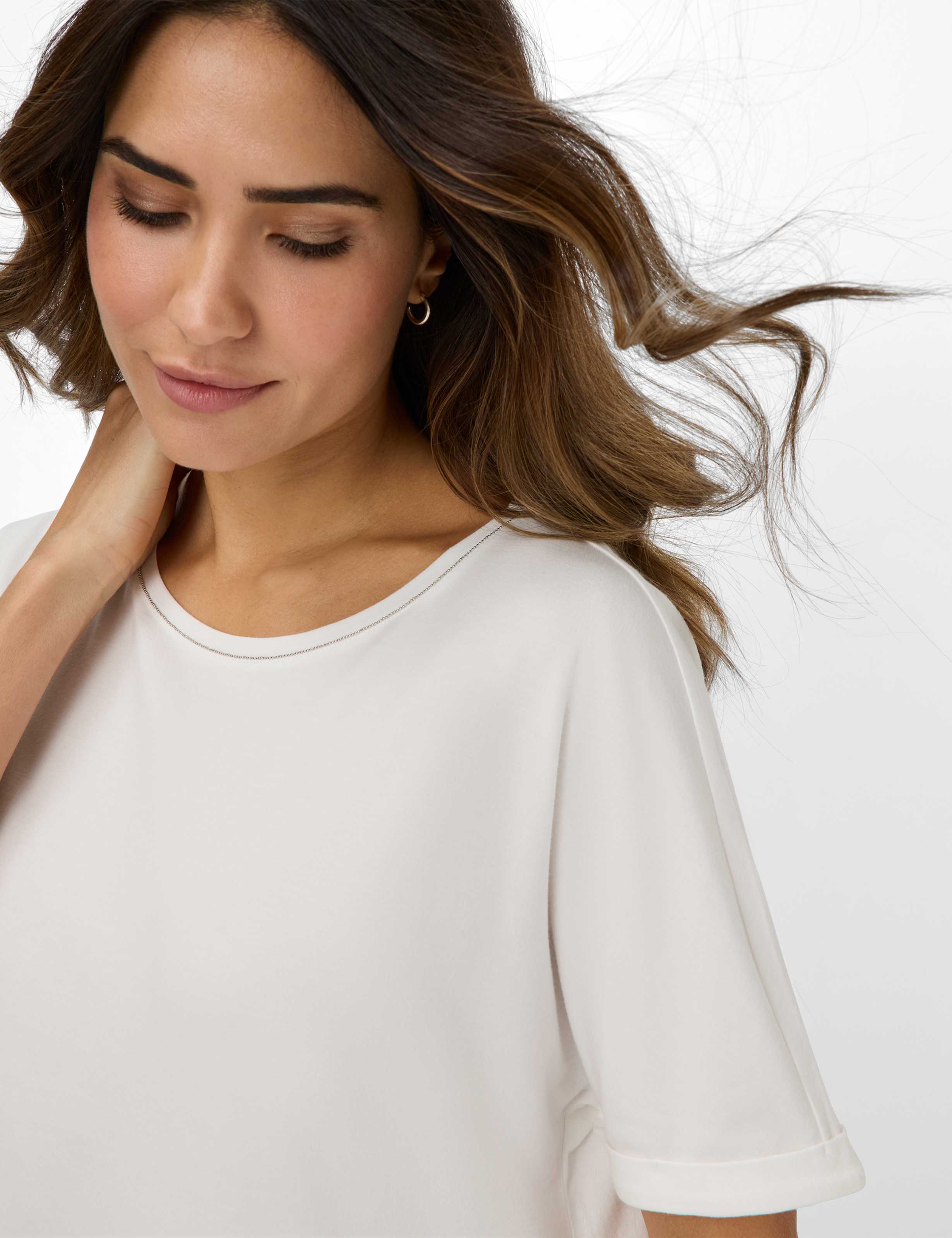 BRAX CAELEN Kurzarm T-Shirt offwhite 90637400 36-3608-98 von BRAX
