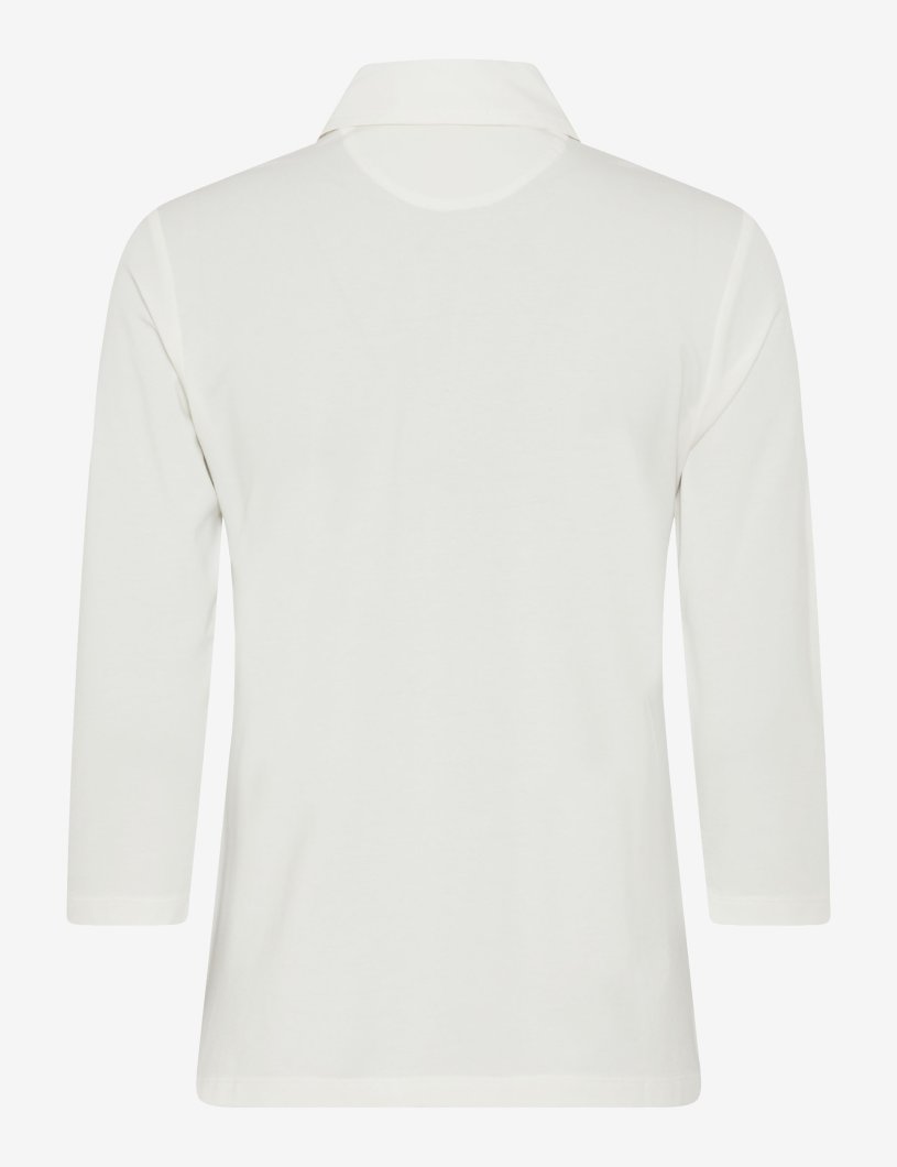 BRAX CLEO 3/4-Arm Shirt - Ivory Dawn - 90639800 36-3608-98 von BRAX