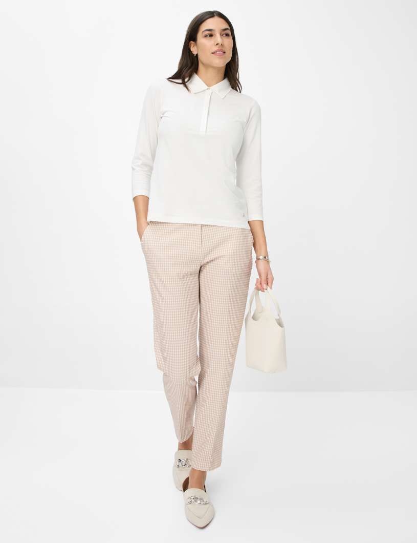 BRAX CLEO 3/4-Arm Shirt - Ivory Dawn - 90639800 36-3608-98 von BRAX