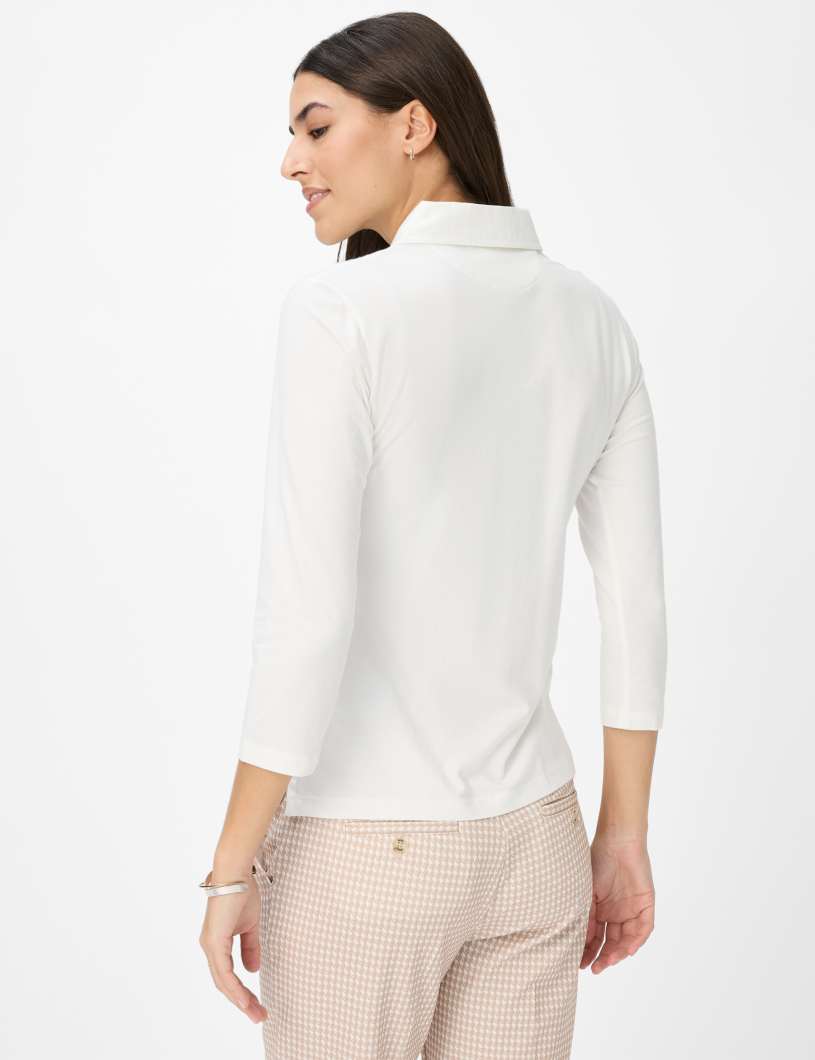 BRAX CLEO 3/4-Arm Shirt - Ivory Dawn - 90639800 36-3608-98 von BRAX