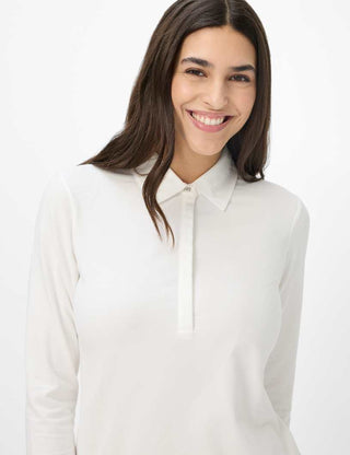 BRAX CLEO 3/4-Arm Shirt - Ivory Dawn - 90639800 36-3608-98