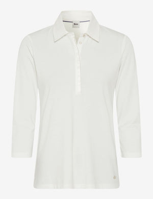 BRAX CLEO 3/4-Arm Shirt - Ivory Dawn - 90639800 36-3608-98