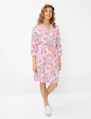BRAX GIULIA Sommerkleid - Coral Palm Mist - 94154600 46-7958-98