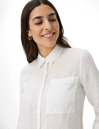 BRAX VICKI 3/4 Bluse - Pearl Breeze White - 94110200 41-7038-99