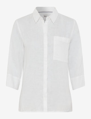 BRAX VICKI 3/4 Bluse - Pearl Breeze White - 94110200 41-7038-99