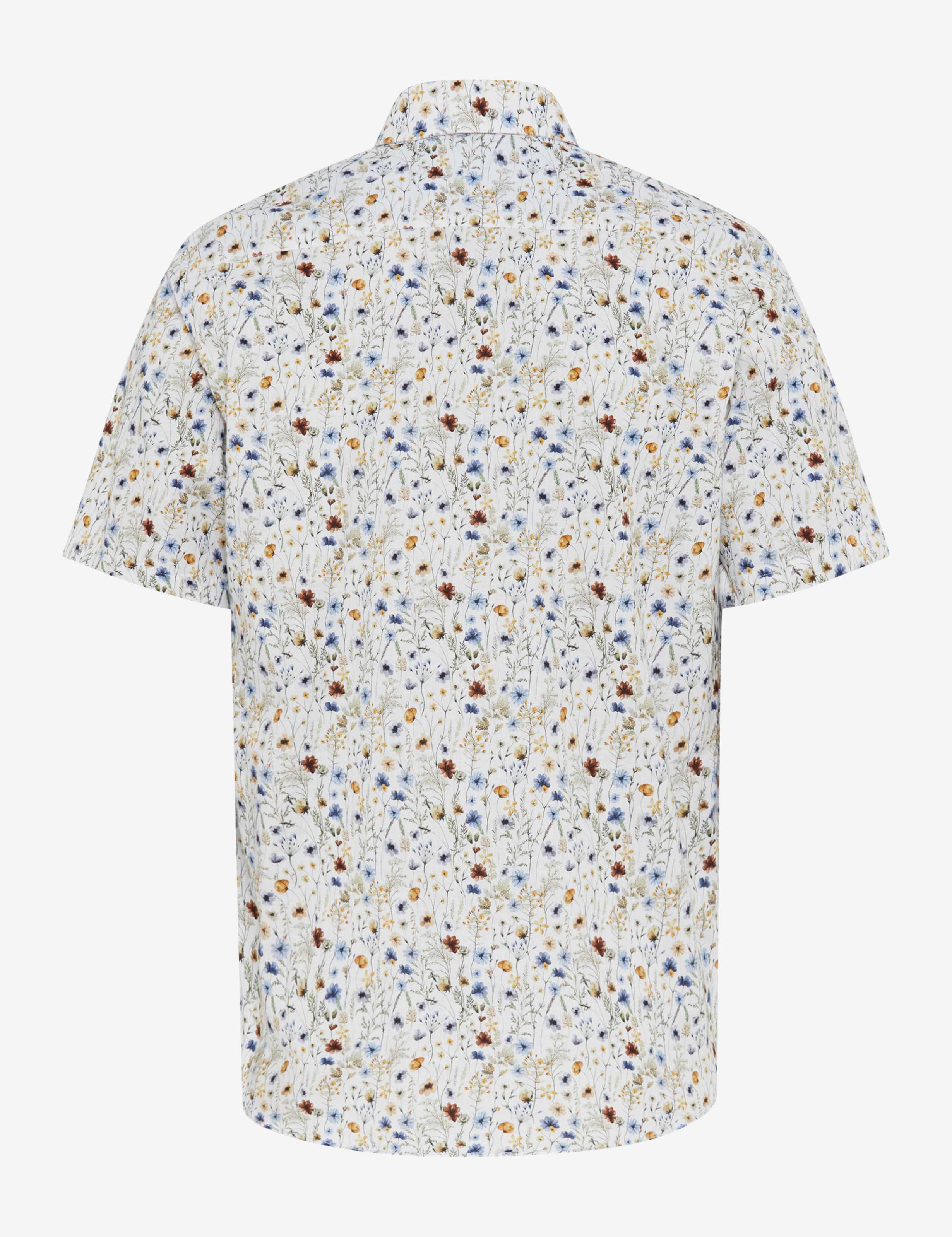 BRAX HARDY P Kurzarm Hemd - Wildflower Sky - 74420400 46-3828-99