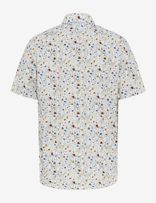 BRAX HARDY P Kurzarm Hemd - Wildflower Sky - 74420400 46-3828-99