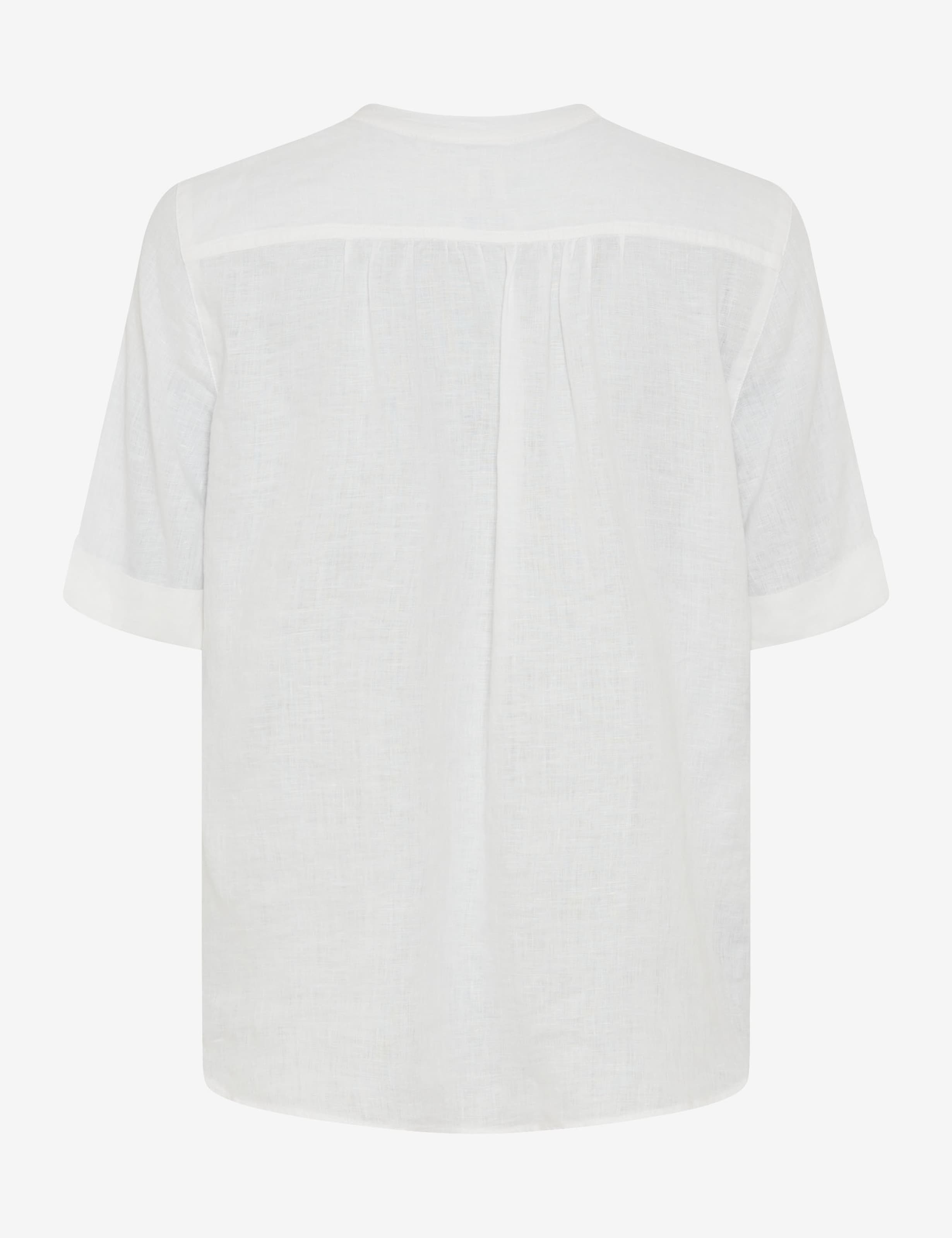 BRAX VERI Halbarm Bluse - Linen Whisper - 94150500 46-7038-99