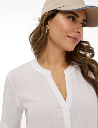 BRAX VERI Halbarm Bluse - Linen Whisper - 94150500 46-7038-99