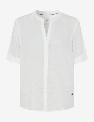 BRAX VERI Halbarm Bluse - Linen Whisper - 94150500 46-7038-99
