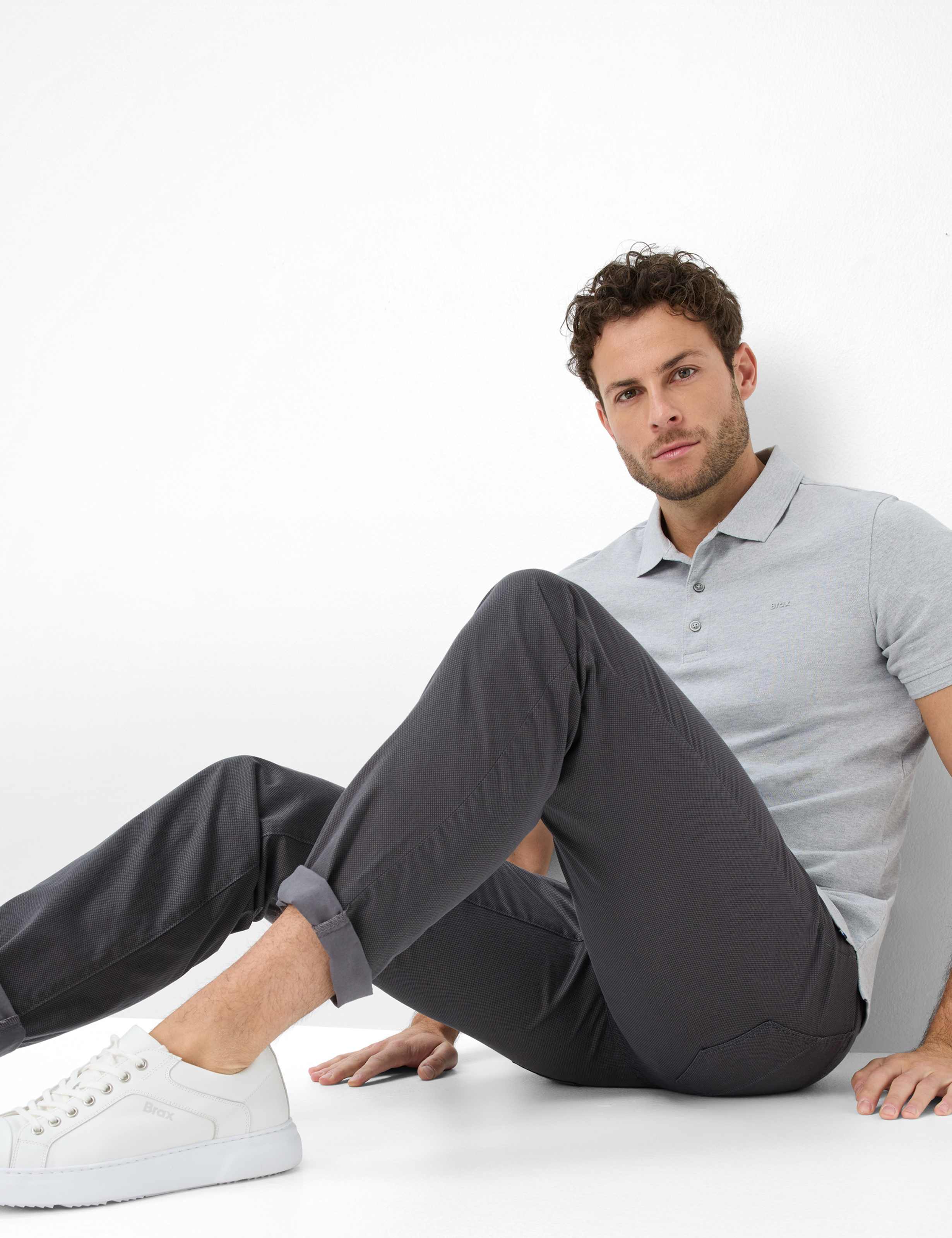 BRAX CADIZ U Stoffhose - Night Slate Grey - 7884120 81-1558-04 von BRAX