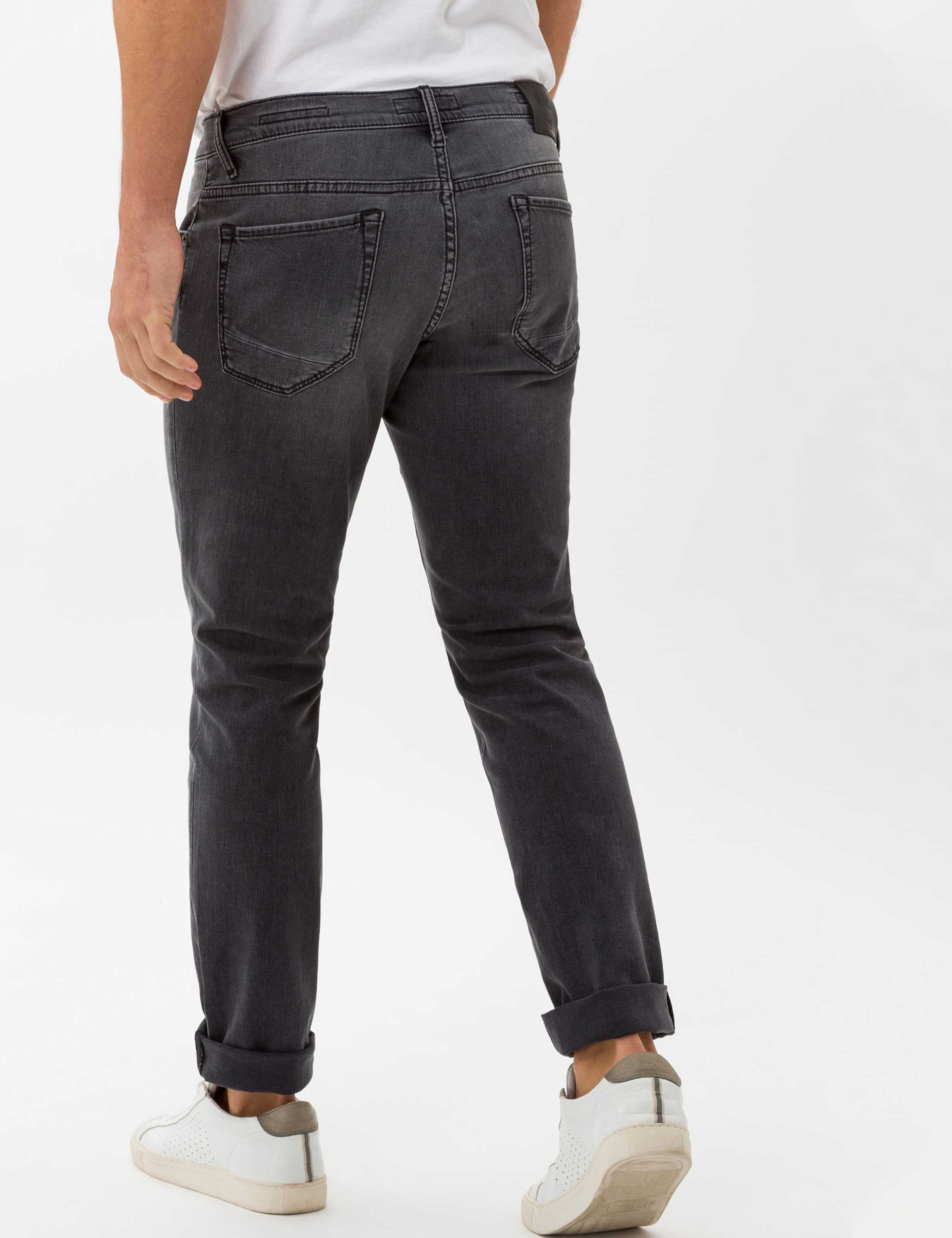 BRAX CHUCK Slim Hose - Graphite Wash Grey - 7953020 80-6460-05 von BRAX