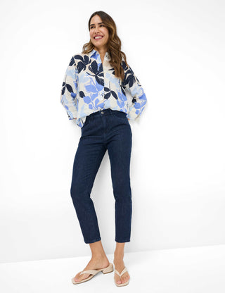 BRAX MARY S clean cropped Jeans - Night Harbor Blue - 9939720 71-7308-12