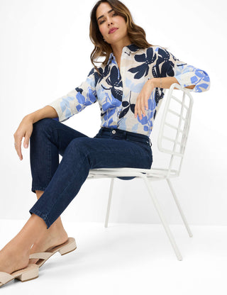 BRAX MARY S clean cropped Jeans - Night Harbor Blue - 9939720 71-7308-12