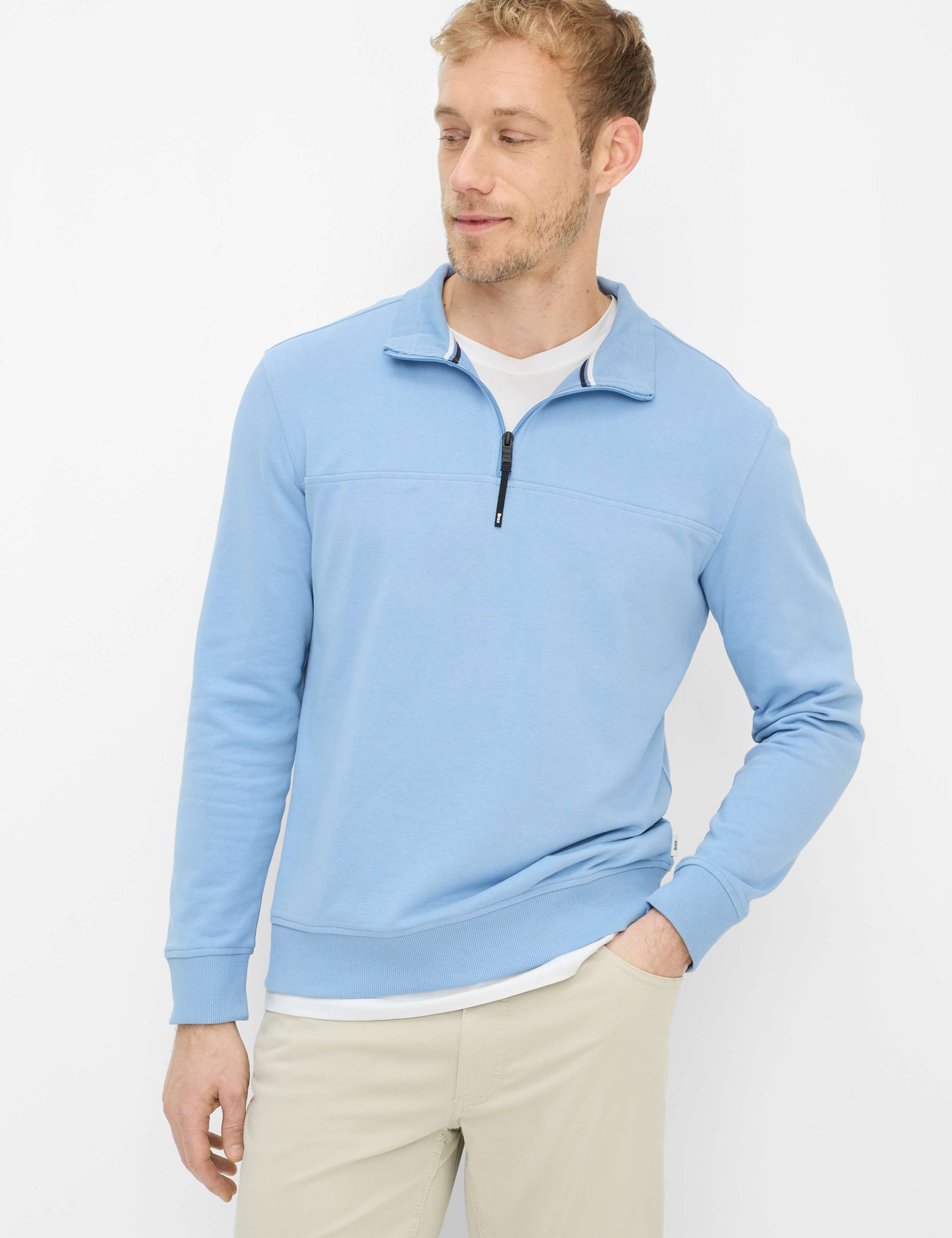 BRAX SION Pullover/Longsleeve - Sky Mist Blue - 70622000 70-0045-16 von BRAX