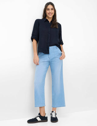 BRAX MAINE S Palazzo - Cloudy Harbour Blue - 9992220 09-7302-18