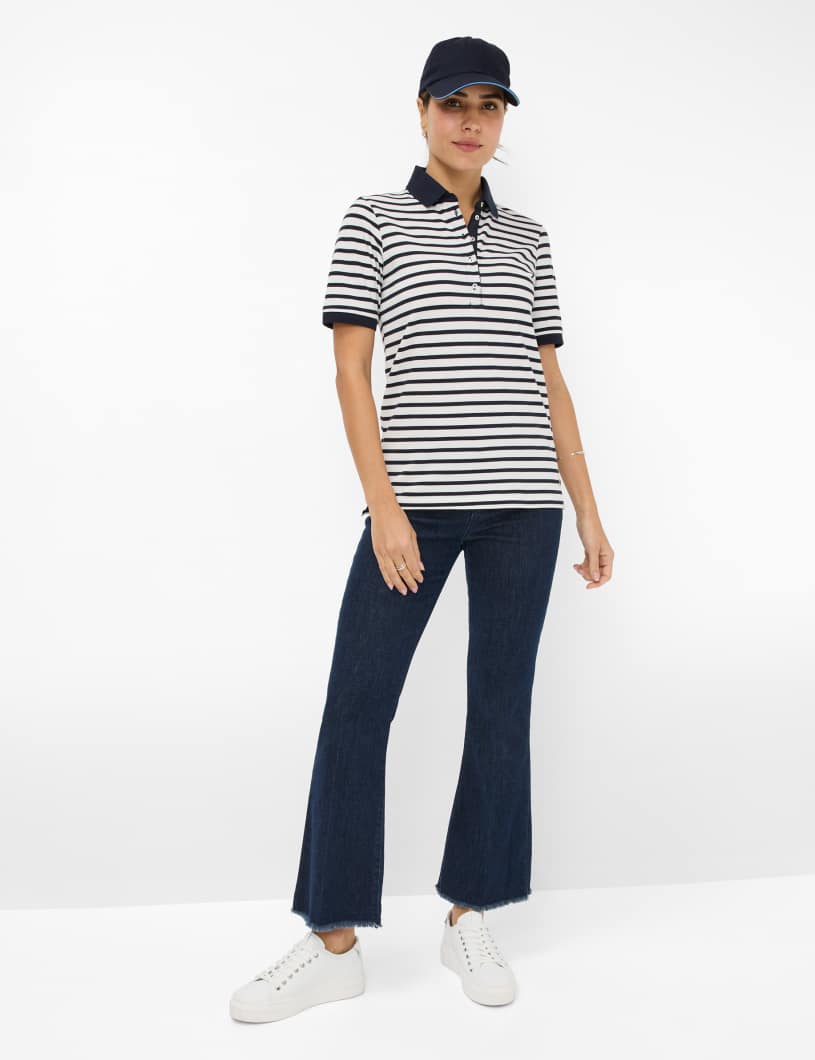 BRAX CLEO Poloshirt - Nautical Stitch Blue - 90637600 31-3318-22 von BRAX