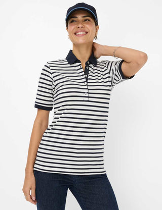 BRAX CLEO Poloshirt - Nautical Stitch Blue - 90637600 31-3318-22