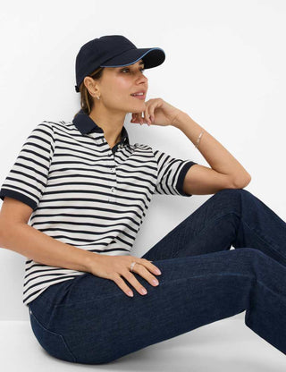 BRAX CLEO Poloshirt - Nautical Stitch Blue - 90637600 31-3318-22
