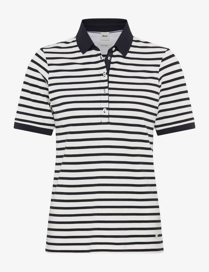 BRAX CLEO Poloshirt - Nautical Stitch Blue - 90637600 31-3318-22