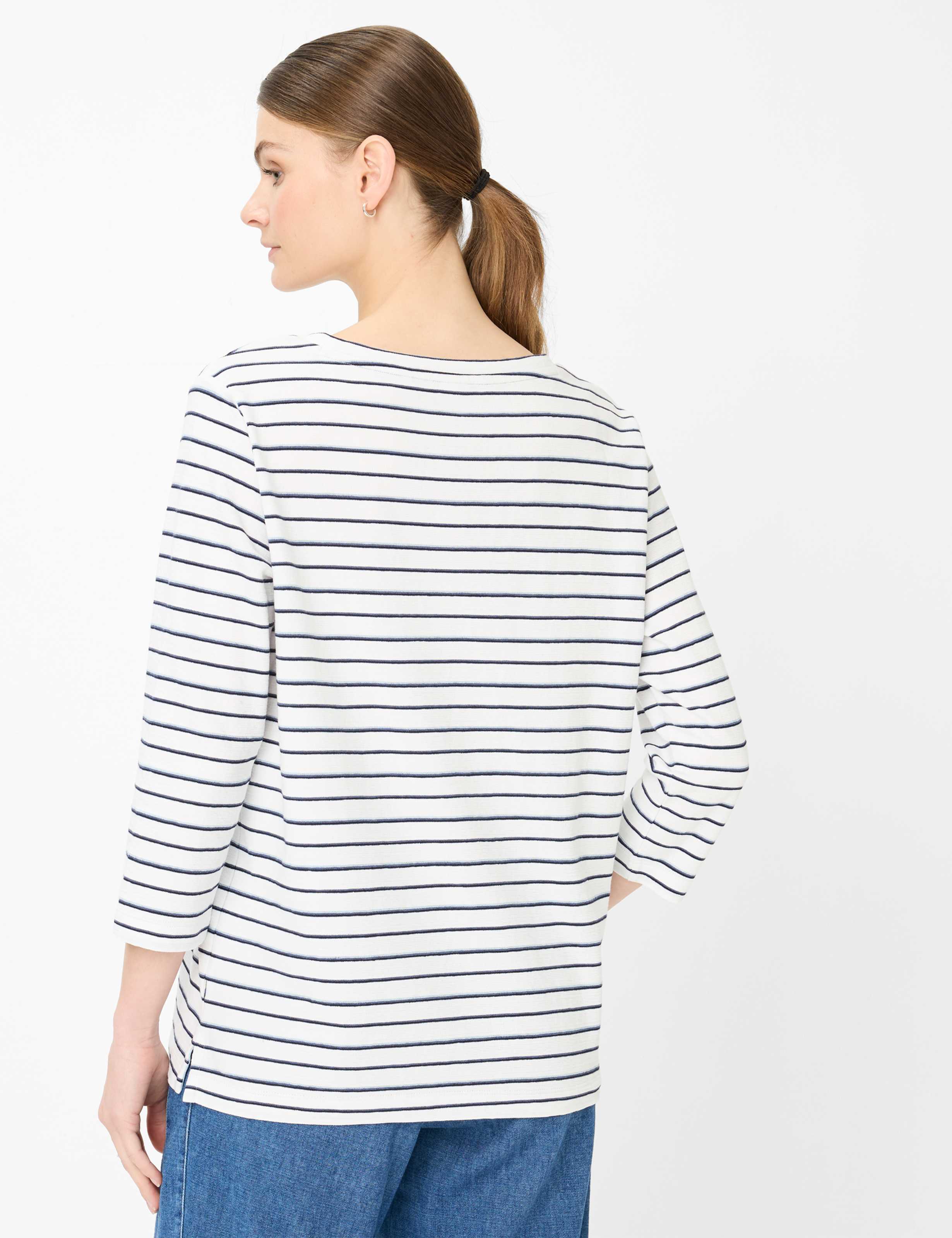 BRAX BONNIE Pullover/Longsleeve - Seabreeze Ivory Stripe - 90660700 90-0019-22 von BRAX