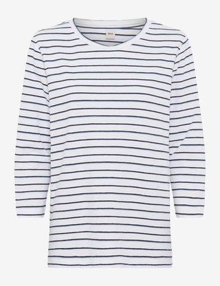 BRAX BONNIE Pullover/Longsleeve - Seabreeze Ivory Stripe - 90660700 90-0019-22