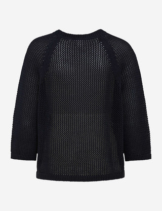 BRAX Nala Pullover/Longsleeve - Midnight Ink Texture - 90113800 90-6009-22