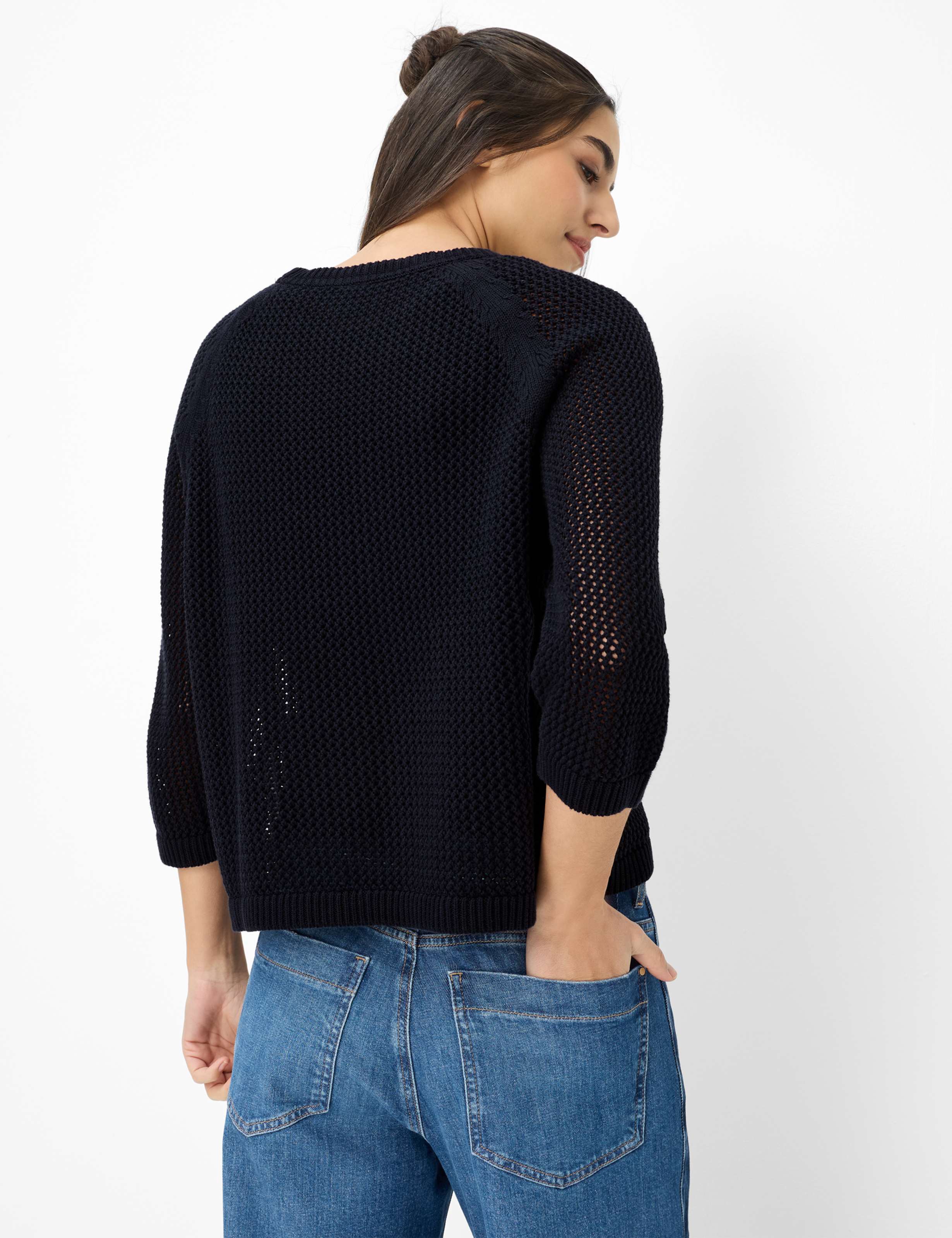 BRAX Nala Pullover/Longsleeve - Midnight Ink Texture - 90113800 90-6009-22 von BRAX