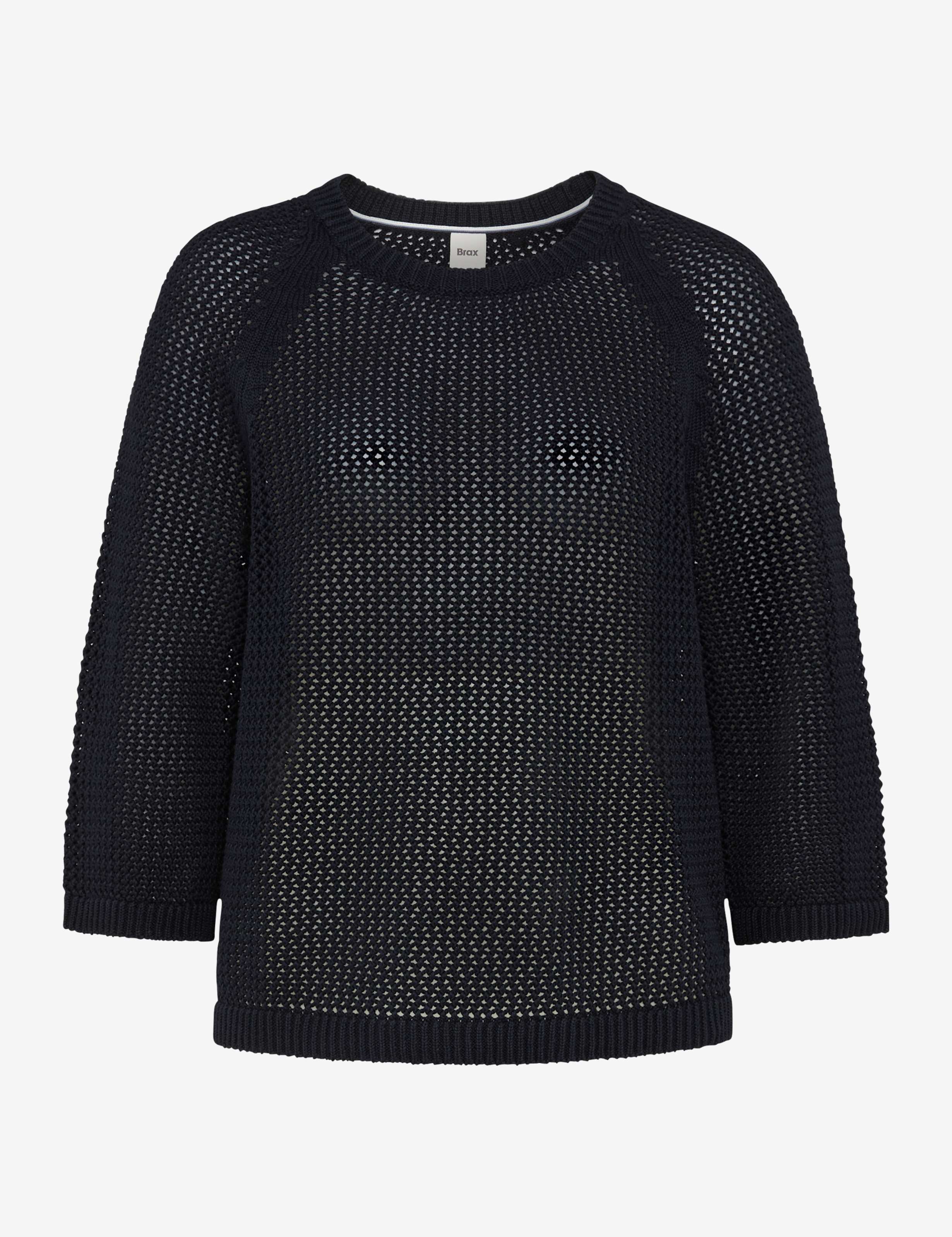 BRAX Nala Pullover/Longsleeve - Midnight Ink Texture - 90113800 90-6009-22