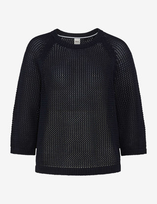 BRAX Nala Pullover/Longsleeve - Midnight Ink Texture - 90113800 90-6009-22
