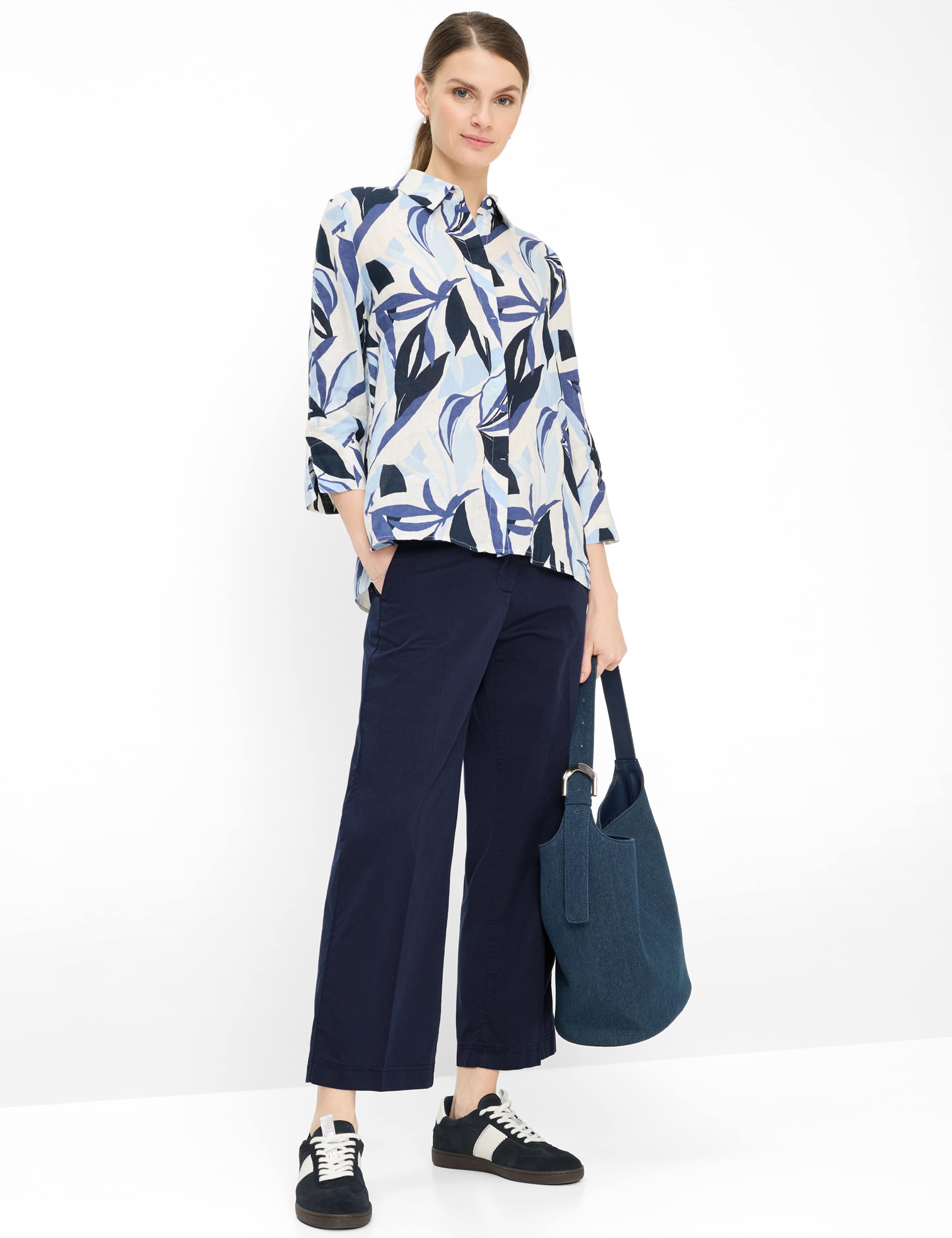 BRAX VICKI 3/4 Bluse - Ocean Leaf Light - 94121400 94-0026-22 von BRAX