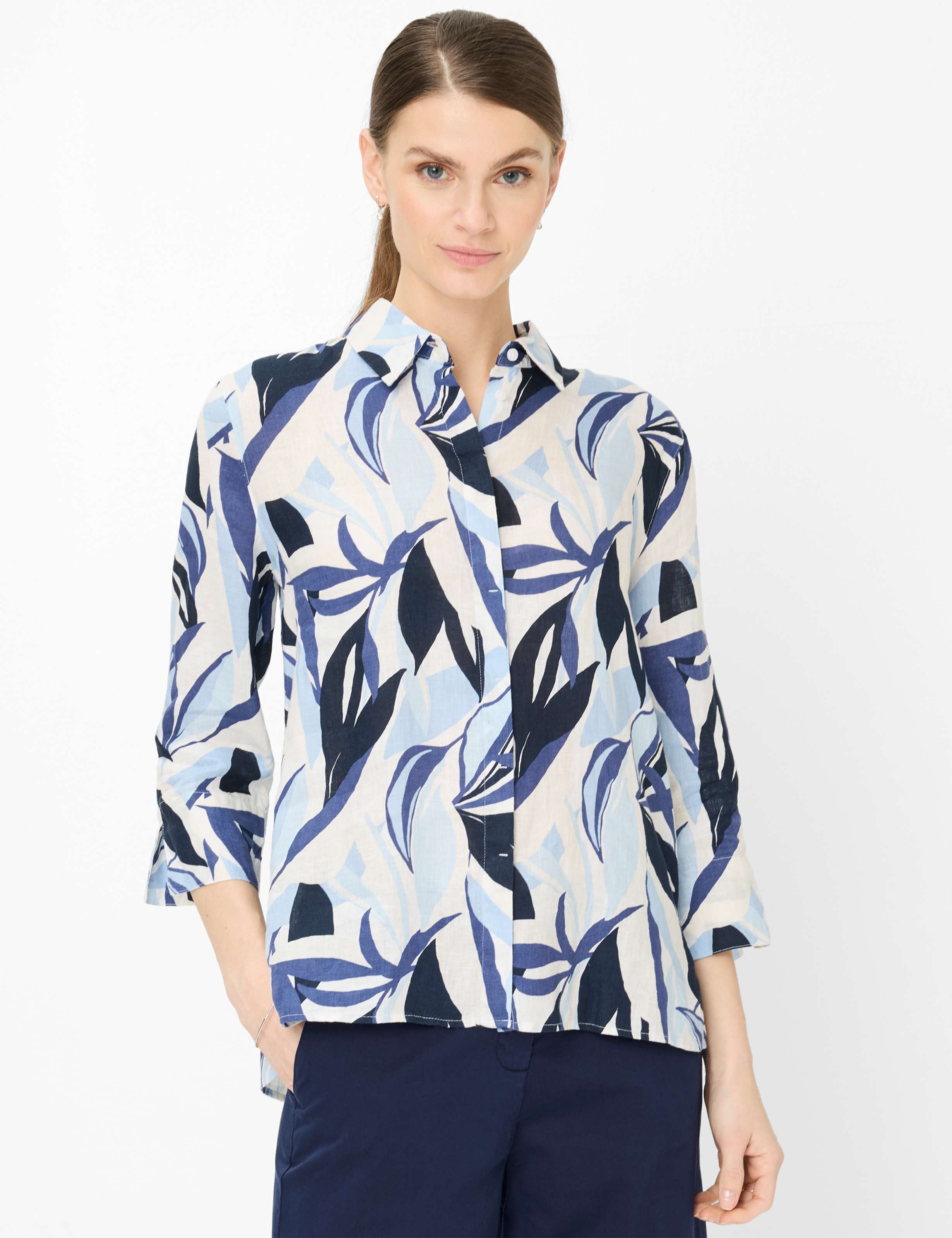 BRAX VICKI 3/4 Bluse - Ocean Leaf Light - 94121400 94-0026-22 von BRAX