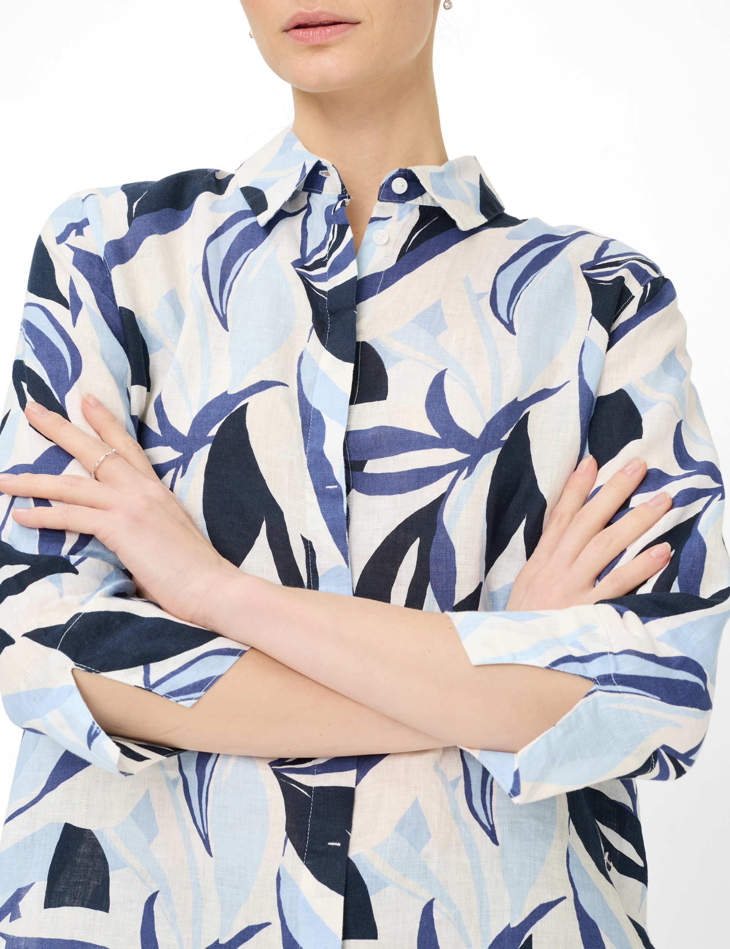 BRAX VICKI 3/4 Bluse - Ocean Leaf Light - 94121400 94-0026-22 von BRAX