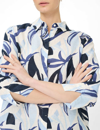 BRAX VICKI 3/4 Bluse - Ocean Leaf Light - 94121400 94-0026-22
