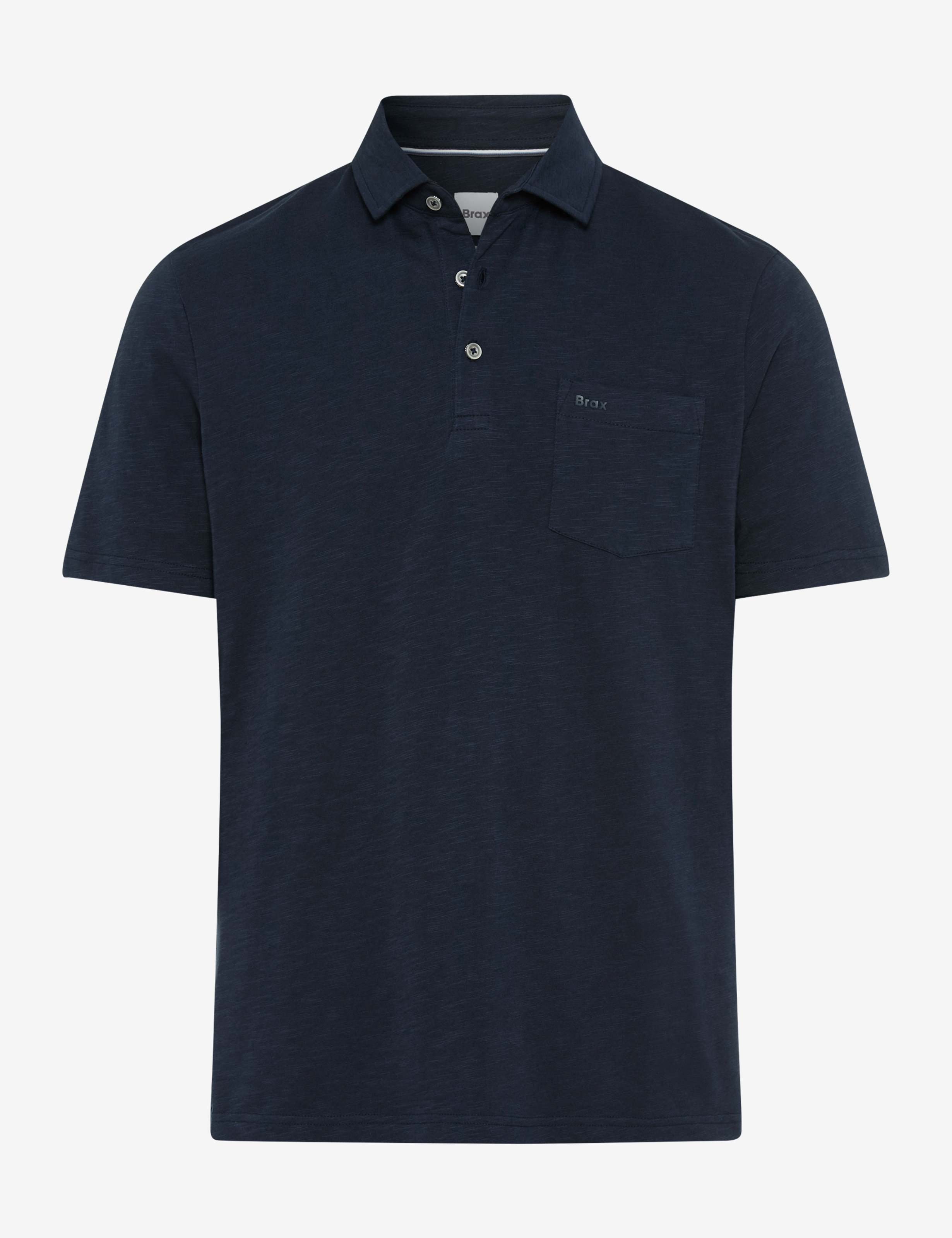 BRAX PAVO Poloshirt navy 70440300 70-0061-23 - Cotton Slub von BRAX