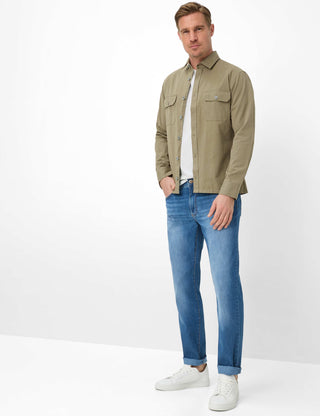 BRAX CADIZ U Straight Jeans - Misty Horizon Blue - 7953720 81-7148-24