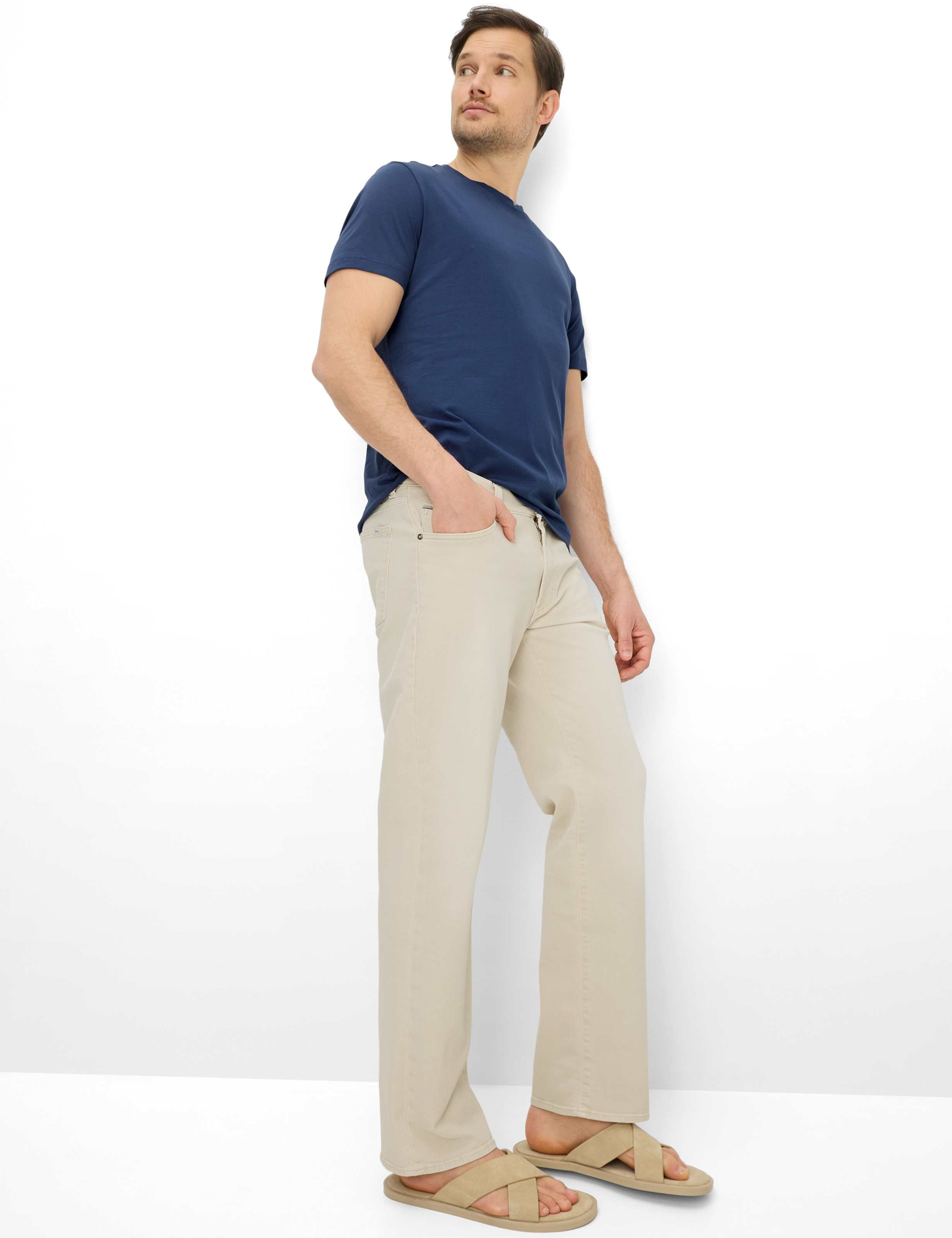 BRAX TED Kurzarm T-Shirt - Deep Atlantic Blue - 70816100 70-0008-25 von BRAX