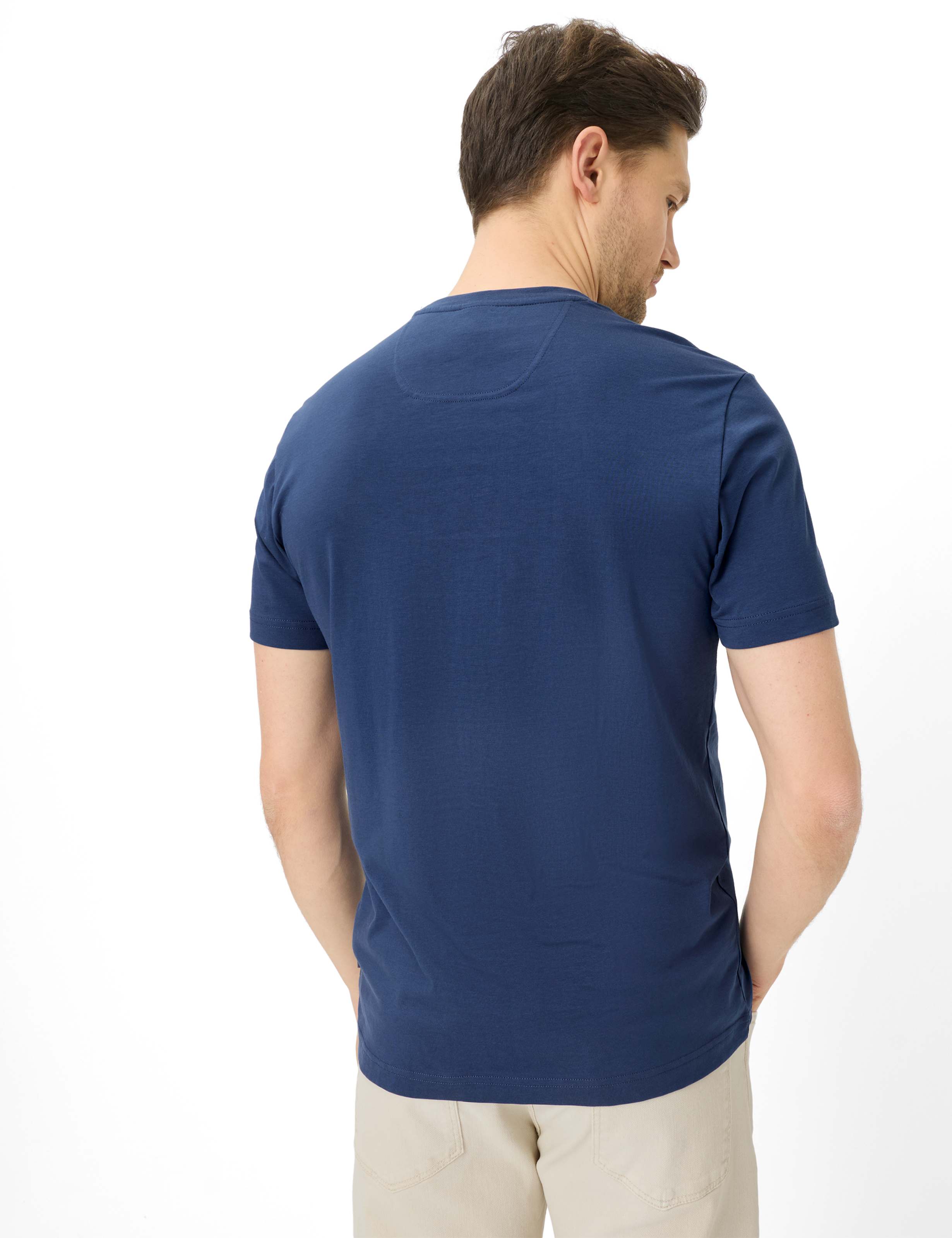 BRAX TED Kurzarm T-Shirt - Deep Atlantic Blue - 70816100 70-0008-25 von BRAX