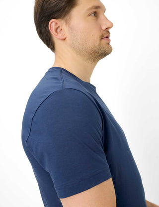 BRAX TED Kurzarm T-Shirt - Deep Atlantic Blue - 70816100 70-0008-25