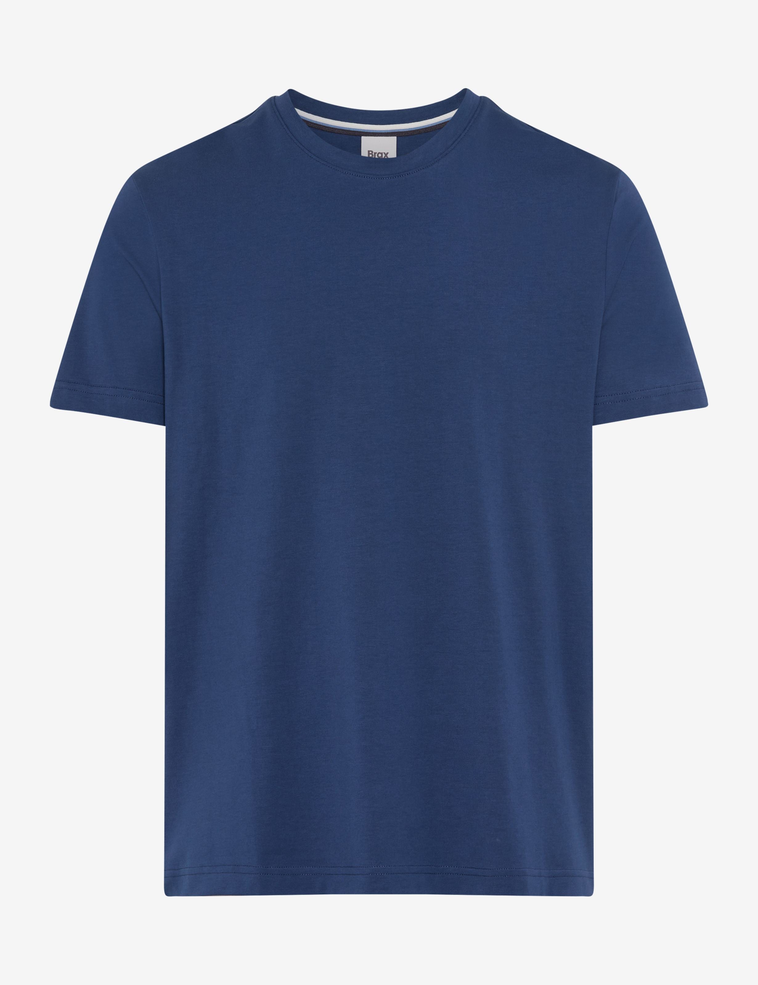 BRAX TED Kurzarm T-Shirt - Deep Atlantic Blue - 70816100 70-0008-25