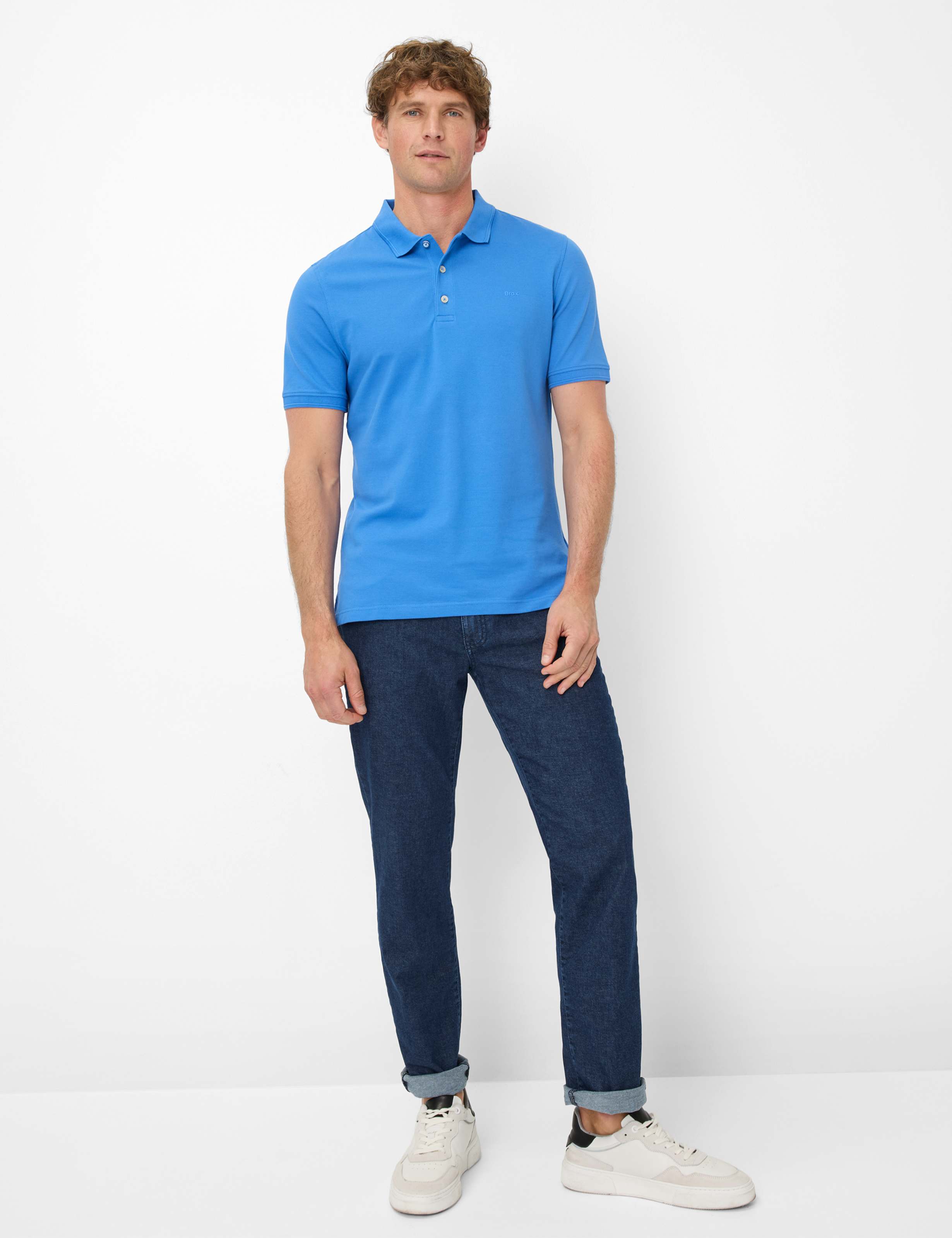 BRAX PETE Poloshirt - Azure Breeze - 70426000 21-4508-27 von BRAX